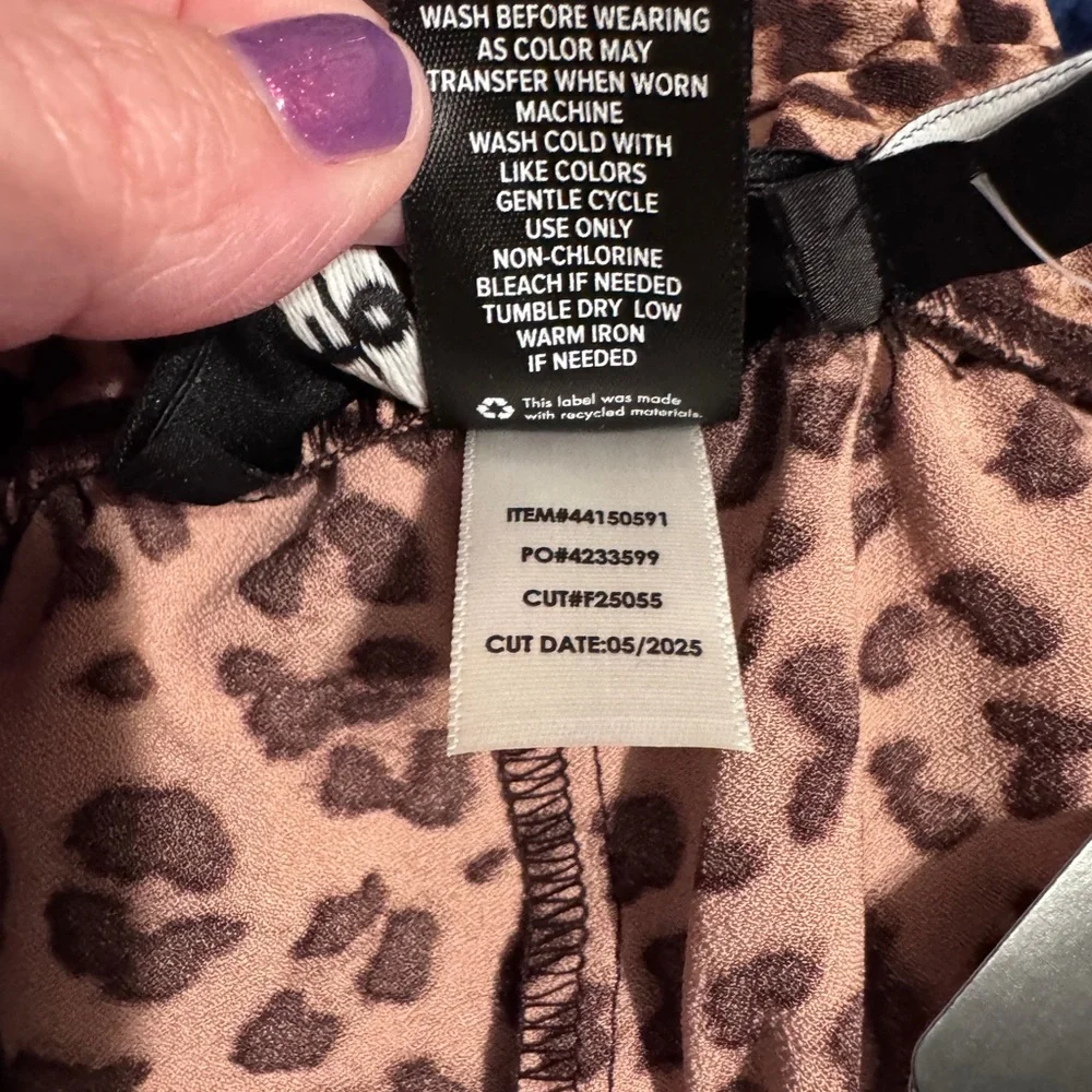 torrid Leopard Print Wide Leg Pants in Tan and Brown